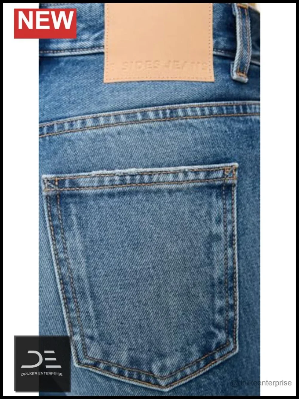 Women's High Rise Non-Stretch Denim Jeans 5-Pocket Button Zip Fly